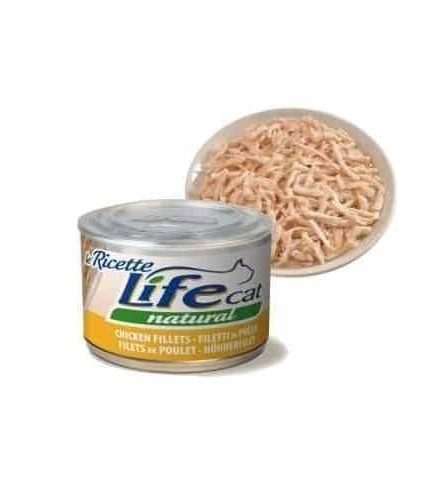 لايف كات معلبات طعام رطب للقطط بالدجاج