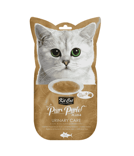 كت كات مكافأة التونا والتوت البري المهروس للعناية بصحة المسالك البولية 4×15غ