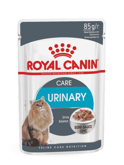 رويال كانين طعام رطب للقطط يورنري للعناية بالبول 85 جرام