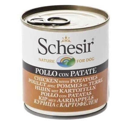 شيزر معلبات للكلاب الدجاج مع البطاطا 285غ