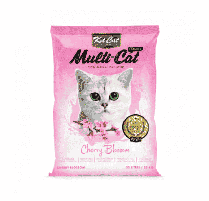كيت كات رمل للقطط برائحة زهرة الكرز 20 كغ