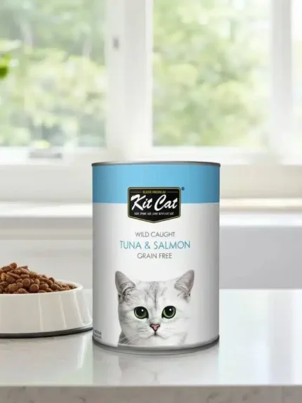 كت كات طعام رطب للقطط سمك التونة والسلمون 400غ