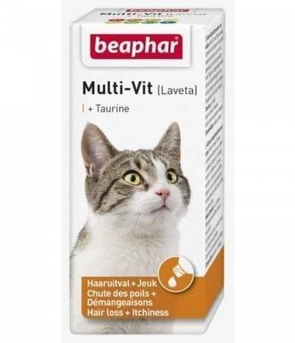 بیفار فیتامینات متعددة مع تورين لافیتا للقطط 50 مل