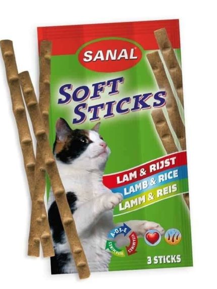 سنال مكافأه وجبة خفيفه من العصي اللينه بنكهة لحم الضأن والأرز 3 قطع