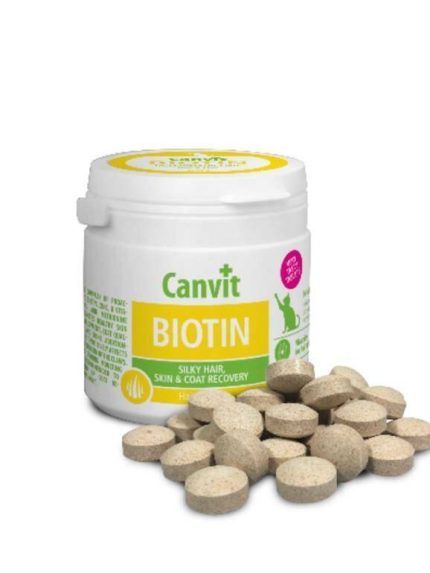 كانفيت بيوتين فيتامين للقطط للرعاية الصحية للشعر و البشرة 100غ