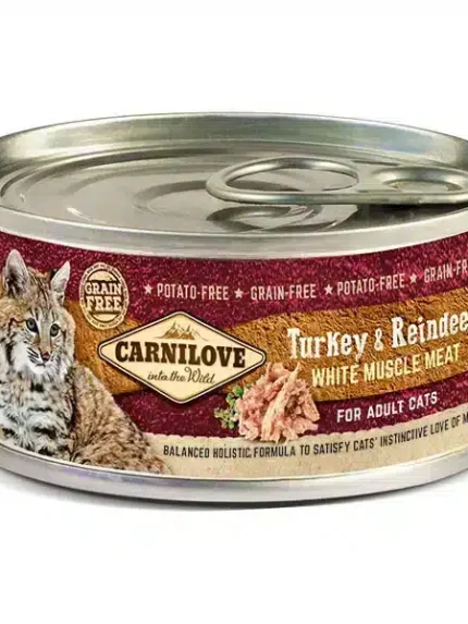 كرنيلوف طعام رطب للقطط البالغة ديك رومي و رنة 100 جرام