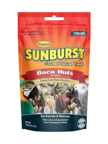 صان برست مكافأت من المكسرات للببغاء والماكاو والطيور الكبيرة 140 جرام