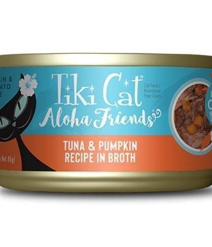 تيكي كات ألوها فريندز طعام رطب للقطط بالتونة واليقطين في المرق 85 جرام