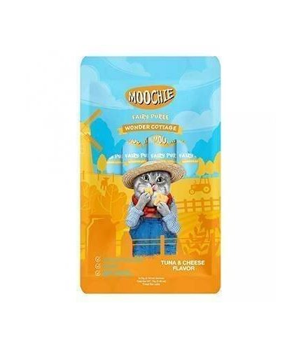 مكافاة كريمية للقطط بالتونة والجبنة