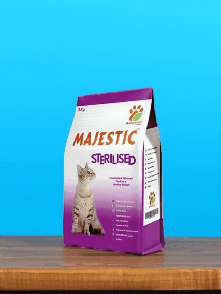 majestic طعام للقطط المعقمة 3 كيلو