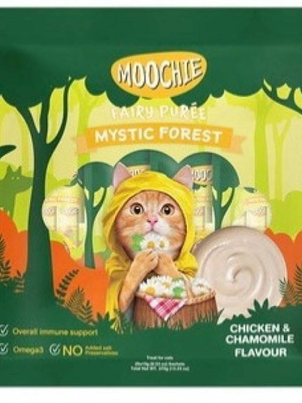 موتشي مكافاة للقطط كريمية بنكهة الدجاج والبابونج 15x25 جرام