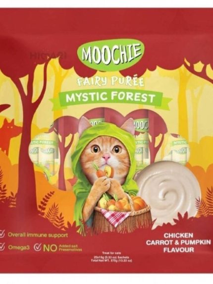 موتشي مكافآت للقطط بالدجاج والجزر مع اليقطين