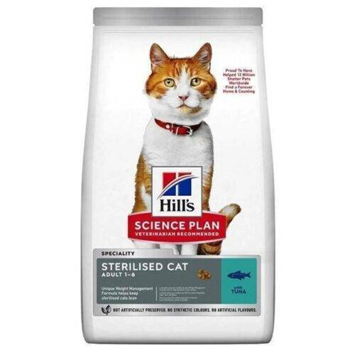 5,00Hills Young Sterilised Tuna Neutered Cat Food 1.5 Kg