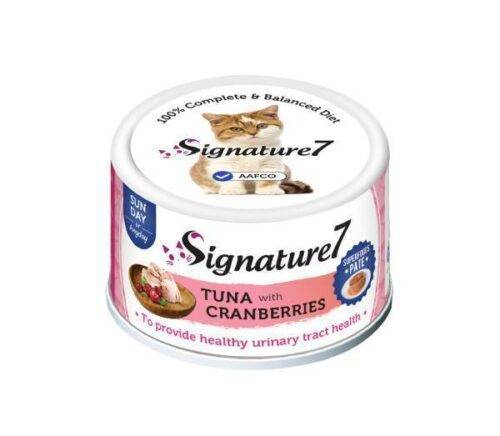 Signature7 Wet Cat Food with Tuna and Cranberries 80 g