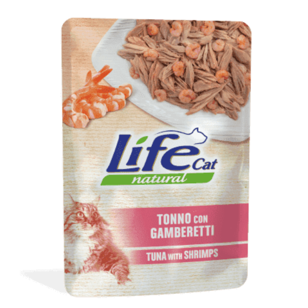 Life Cat Wet food for Cats Tuna with shrimp 70 g