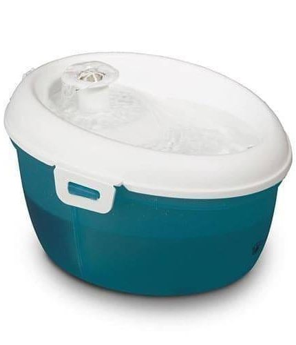 كات اتش نافورة ماء كهربائية للقطط مع منتج العناية بالاسنان حجم 1.2 لتر