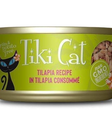 تيكي كات طعام رطب للقطط جميع الاعمار بنكهة سمك البلطي مع مرق سمك البلطي 80غ