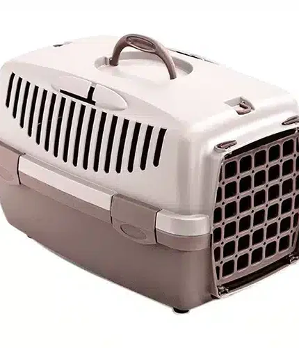 ستيفان بلاست قوليفر حامل تنقل بلاستيك للقطط لون بني