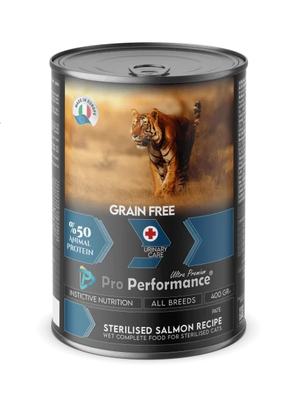 برو برفورمنس طعام رطب للقطط المعقمة بطعم السالمون 400 جرام
