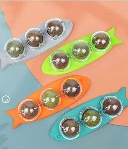 كات نيب للقطط مع لاصق للجدار 3×1