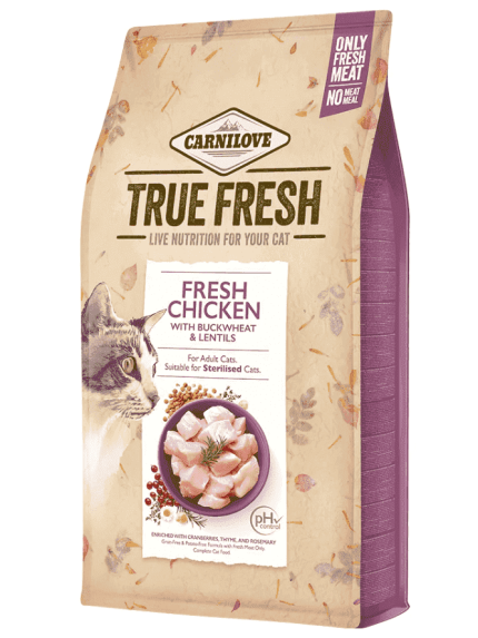 كارنيلوف طعام جاف للقطط المعقمة بالدجاج 1.8 كج