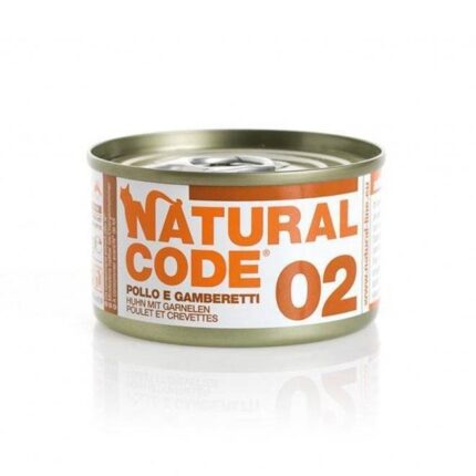 ناتشورال كود اكل رطب للقطط البالغة بالدجاج و الروبيان 85 جرام