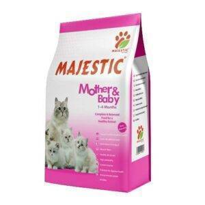 majestic Dry cat food for nursing mothers and kittens, 3 kg