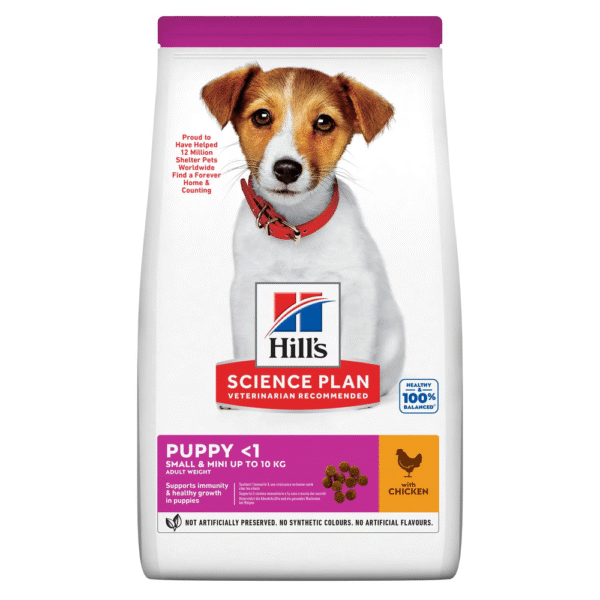 Hill`s Science Plan Puppy Small & Miniature Dry Food Chicken 300g