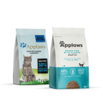 ابلاوز طعام جاف للقطط المعقمة