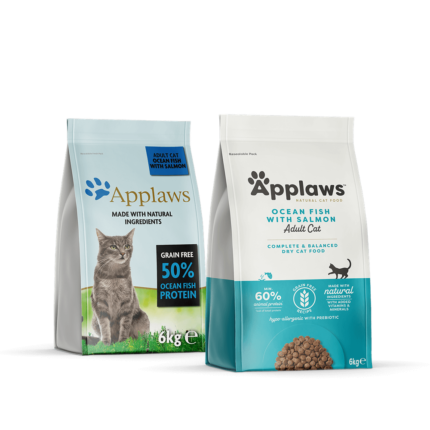 ابلاوز طعام جاف للقطط المعقمة