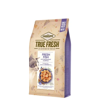 كارنيلوف ترو فريش طعام جاف للقطط المعقمة بالسمك 4.8 كج