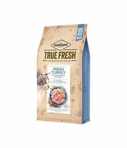 كارنيلوف ترو فريش طعام جاف للقطط المعقمة بالديك الرومي 1.8 كج