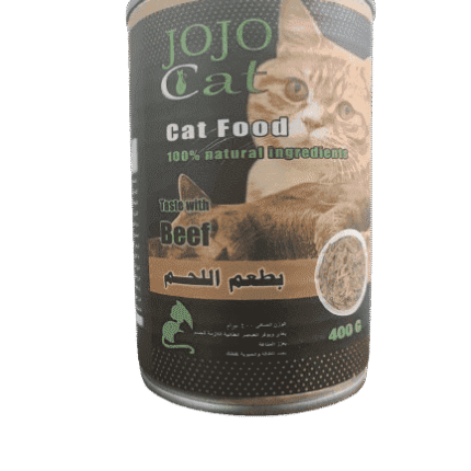 جوجو طعام رطب للقطط بطعم اللحم 400 جرام