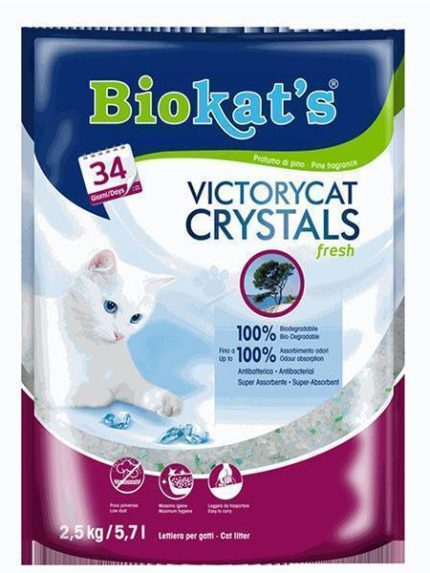 بايو كات رمل للقطط كريستال 2.5 كغ