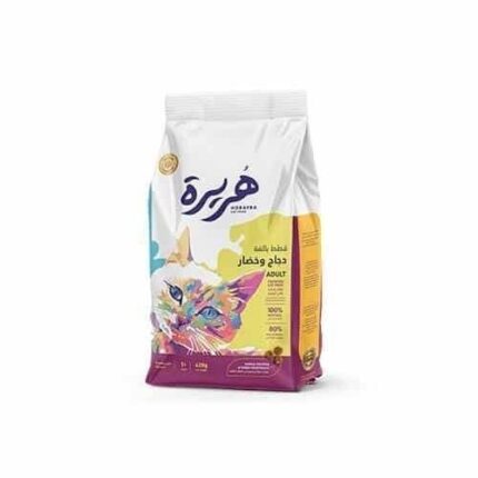 هريرة طعام جاف للقطط البالغة 420 جرام