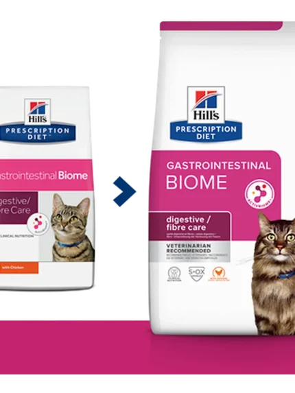 هيلز طعام جاف بيطري للقطط لصحة الجهاز الهضمي بالدجاج 3 كيلو