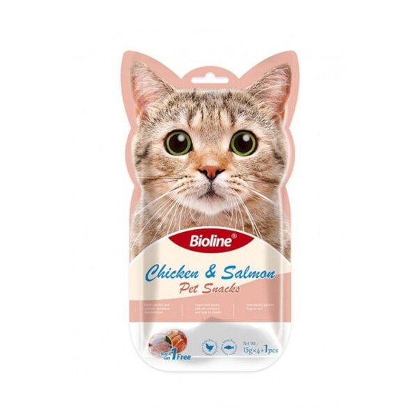 Bioline Chicken & Salmon Cat Treats