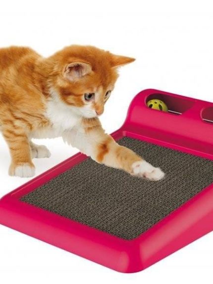 خداشة للقطط من البلاستيك و الورق المقوى (12×28×40 سم)