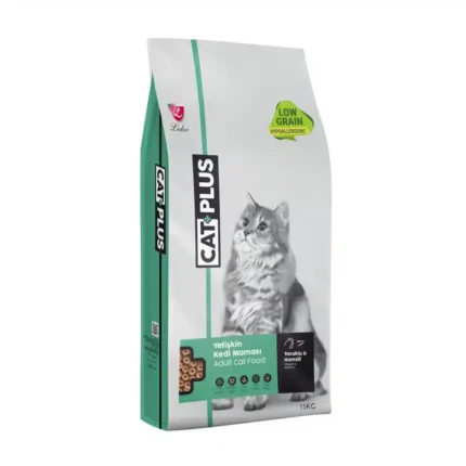 كات بلس طعام جاف للقطط البالغة بالدجاج والانشوفة 15 كيلو