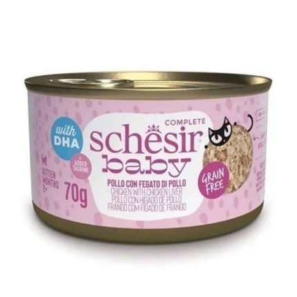 شيزير معلبات بيبي كامل الدجاج والكبد للقطط الصغار 70 غ
