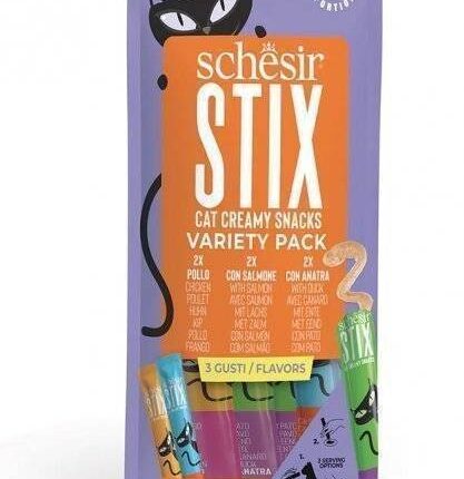 شيزير مكافأة سائلة متعدد عبوات الدجاج والبط والسلمون للقطط 15x6 جرام