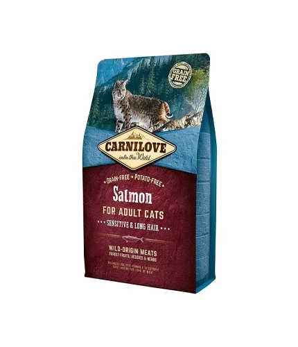 كارنيلوف طعام جاف للقطط البالغة بالسلمون
