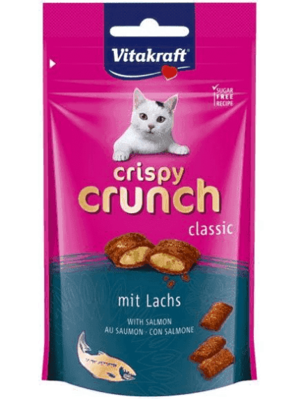 فيتاكرافت مكافئات للقطط بطعم السالمون 60جرام