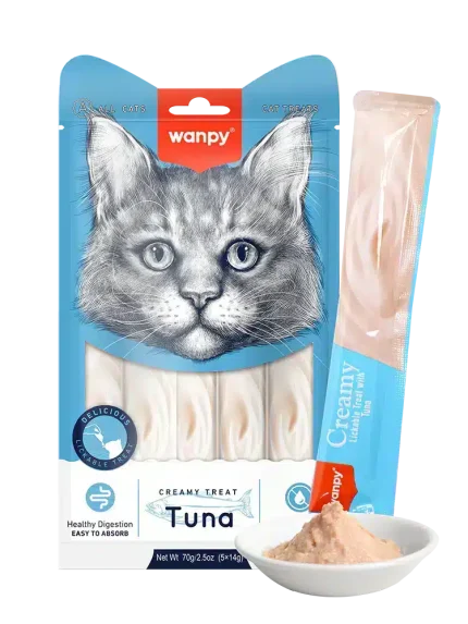 وانبي مكافات للقطط بالتونة 5×14 جرام