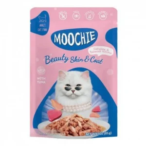MOOCHIE CAT FOOD MINCE WITH TUNA - BEAUTY SKIN & COAT POUCH 70G