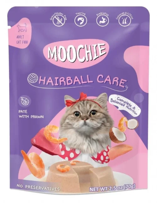 Moochie Pate With Prawn (Hairball Care) 70G Pouch