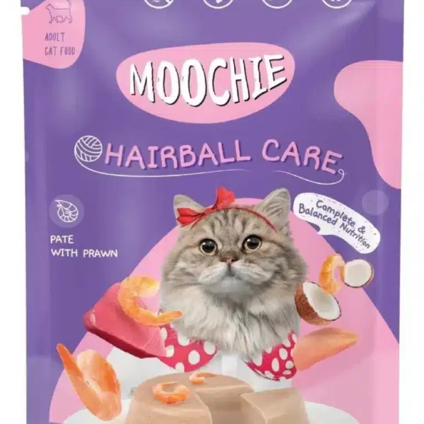 Moochie Pate With Prawn (Hairball Care) 70G Pouch