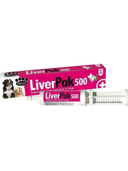 ميرفيو مكمل غذائي ليفرباك 500 لدعم الكبد للكلاب 60 مل