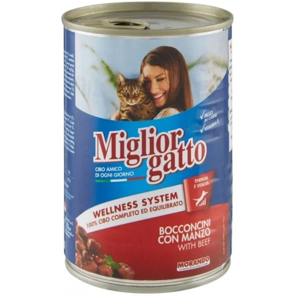 Miglior Gatto Chunks With Beef 400g