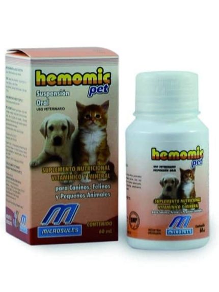 Hemomic مكمل الفيتامين والمعادن لتغذية الحيوانات 60 ملل